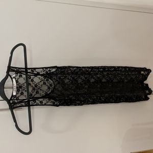 L.A.M.B. Black lace tank size M